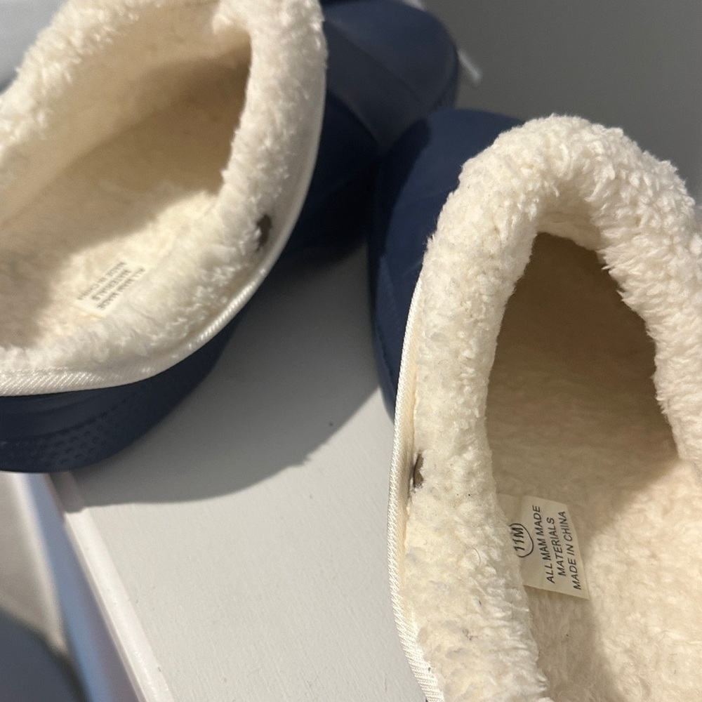 SHEIN Blue Fleece-Lined Slippers - Picture 7 of 7